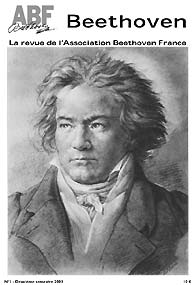Couverture du n°1 de la revue Beethoven